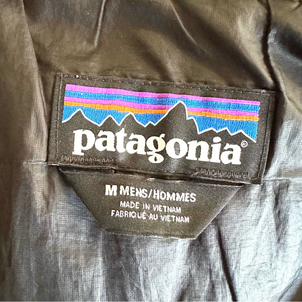 Patagonia Black Quilted Jacket – Nano Puffer, “The Librarian” Crew Worn - Picture 5 of 5